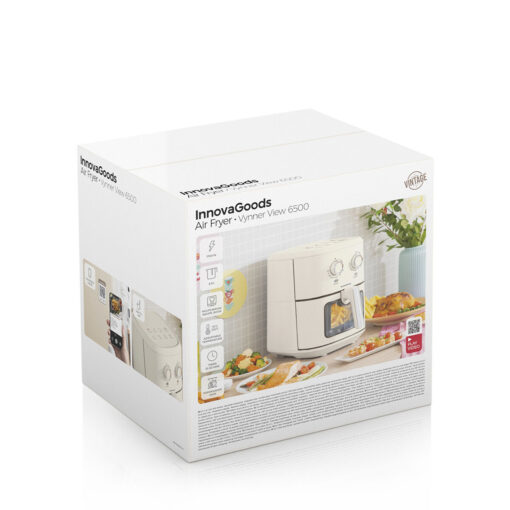 Friteuse à Air Vynner Pro 6500 Crème 1700 W 6,5 L Acier inoxydable Friteuse à Air Vynner Pro 6500 Crème 1700 W 6,5 L Acier inoxydable