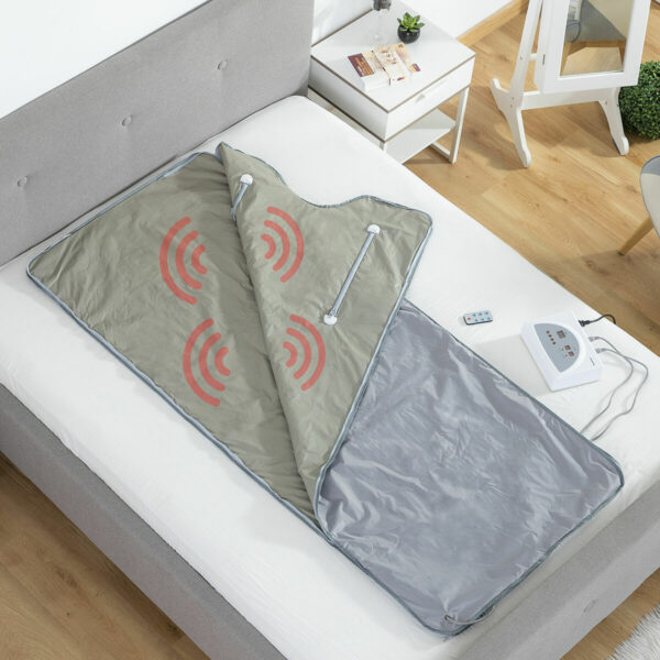 Couverture de Sauna à Chaleur Infrarouge Lointain Bedna InnovaGoods Gris (Reconditionné A) Couverture de Sauna à Chaleur Infrarouge Lointain Bedna InnovaGoods Gris (Reconditionné A)