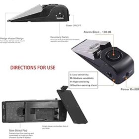 Alarme de Porte Sans Fil – Sécurité Maison & Hôtel, Portable, Antieffraction – Image 3