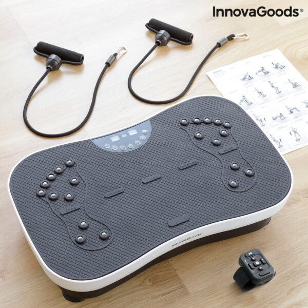 Plate-forme d'Entraînement par Vibrations avec Accessoires et Guide d'Exercices Vybeform InnovaGoods VYBEFORM Model (Recondition Plate-forme d'Entraînement par Vibrations avec Accessoires et Guide d'Exercices Vybeform InnovaGoods VYBEFORM Model (Recondition
