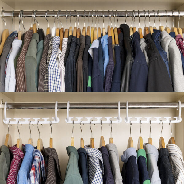 Organisateur de Cintre pour 40 Vêtements Plusrobe InnovaGoods 24 Pièces Organisateur de Cintre pour 40 Vêtements Plusrobe InnovaGoods 24 Pièces