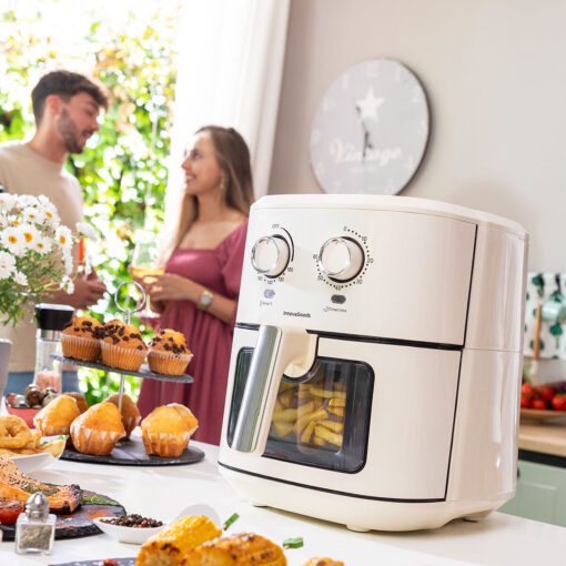 Friteuse à Air Vynner Pro 6500 Crème 1700 W 6,5 L Acier inoxydable Friteuse à Air Vynner Pro 6500 Crème 1700 W 6,5 L Acier inoxydable