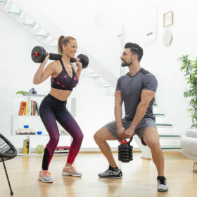 Ensemble de Poids Réglables 6 en 1 avec Guide d’Exercices Sixfit (Reconditionné A) – Image 8