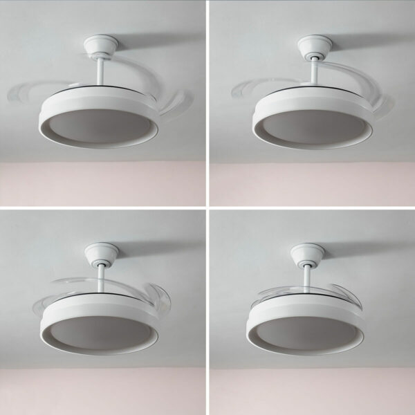 Ventilateur de Plafond avec Lumière LED et 4 Pales Rétractables InnovaGoods Bois 72 W Ø49-104 cm (Reconditionné B) Ventilateur de Plafond avec Lumière LED et 4 Pales Rétractables InnovaGoods Bois 72 W Ø49-104 cm (Reconditionné B)
