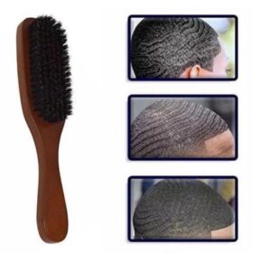 Brosse à Cheveux Wave – Poils de Sanglier, Dureté Moyenne, Manche en Bois