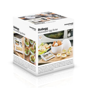 Cuiseur à Oeufs pour Micro-ondes avec Livre de Recettes Boilegg InnovaGoods – Image 2