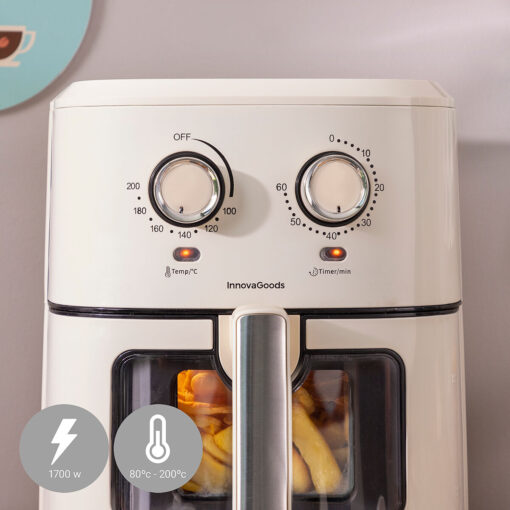 Friteuse à Air Vynner Pro 6500 Crème 1700 W 6,5 L Acier inoxydable Friteuse à Air Vynner Pro 6500 Crème 1700 W 6,5 L Acier inoxydable
