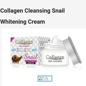 Crème Visage au Collagène 80g – Lot de 2 | Éclaircissante, Hydratante, Anti-Âge & Anti-Acné – Image 3