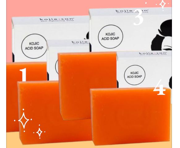 Savon Kojie San 135 g Pack de 4 – Éclaircissant & Hydratant Savon Kojie San 135 g Pack de 4 – Éclaircissant & Hydratant