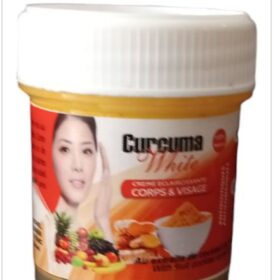 Crème Beauté au Curcuma – Lot de 3 Pots de 30g – Hydratante & Apaisante pour Tous Types de Peaux