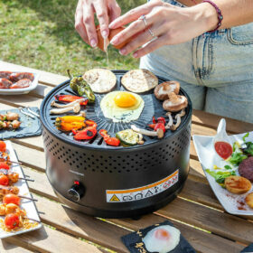 Barbecue Charbon de Bois sans Fumée Portable InnovaGoods Fer (Reconditionné A) – Image 9