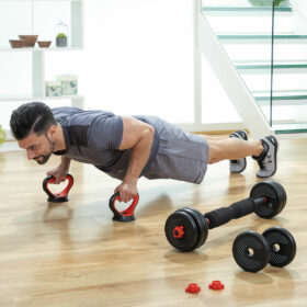 Ensemble de Poids Réglables 6 en 1 avec Guide d’Exercices Sixfit (Reconditionné A) – Image 5
