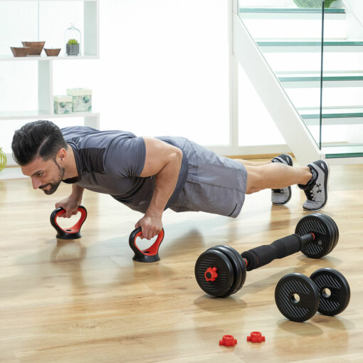 Ensemble de Poids Réglables 6 en 1 avec Guide d’Exercices Sixfit (Reconditionné A) Ensemble de Poids Réglables 6 en 1 avec Guide d’Exercices Sixfit (Reconditionné A)