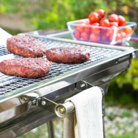 Barbecue au Charbon de Bois Pliable en Acier Inoxydable inoxydable (Reconditionné A) – Image 8