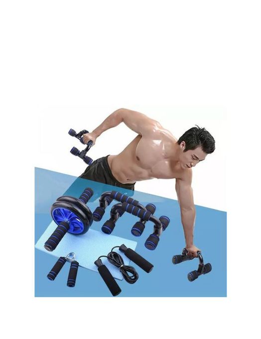 Kit Fitness 3 en 1 – Roue Abdominale, Poignées Push-Up et Corde à Sauter – Entraînement Complet à Domicile Kit Fitness 3 en 1 – Roue Abdominale, Poignées Push-Up et Corde à Sauter – Entraînement Complet à Domicile