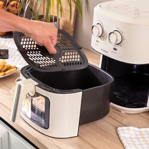 Friteuse à Air Vynner Pro 6500 Crème 1700 W 6,5 L Acier inoxydable Friteuse à Air Vynner Pro 6500 Crème 1700 W 6,5 L Acier inoxydable