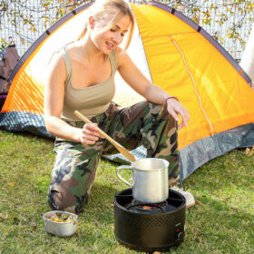 Barbecue Charbon de Bois sans Fumée Portable InnovaGoods Fer (Reconditionné A) – Image 8