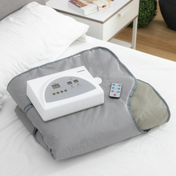 Couverture de Sauna à Chaleur Infrarouge Lointain Bedna InnovaGoods Gris (Reconditionné A) Couverture de Sauna à Chaleur Infrarouge Lointain Bedna InnovaGoods Gris (Reconditionné A)