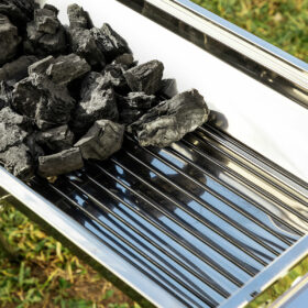 Barbecue au Charbon de Bois Pliable en Acier Inoxydable inoxydable (Reconditionné A) – Image 22