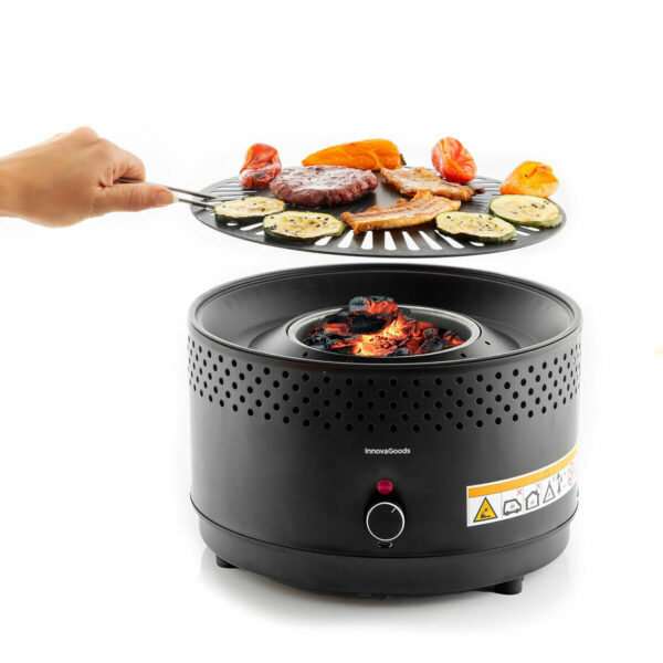 Barbecue Charbon de Bois sans Fumée Portable InnovaGoods Fer (Reconditionné A) Barbecue Charbon de Bois sans Fumée Portable InnovaGoods Fer (Reconditionné A)