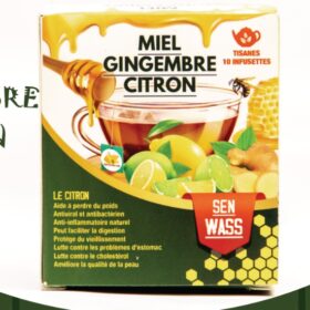 Thé Miel Gingembre Citron – Détox, Digestion & Immunité Naturelle