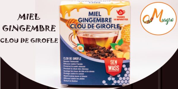 Thé Miel Gingembre Clou de Girofle Thé Miel Gingembre Clou de Girofle