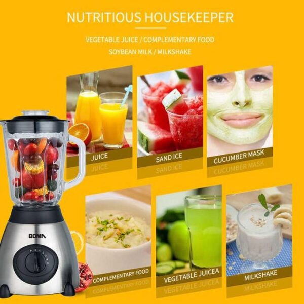 RAF Mixeur Blender Multifonction 1000W – Fruits, Légumes & Épices – Acier Inoxydable, 1.5L RAF Mixeur Blender Multifonction 1000W – Fruits, Légumes & Épices – Acier Inoxydable, 1.5L