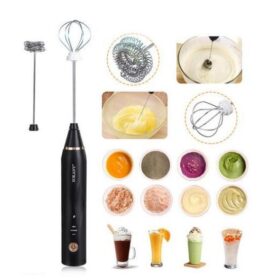 Mini Batteur Électrique Rechargeable 3 Vitesses – Mélangeur à Lait & Œufs USB – Image 2