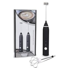 Mini Batteur Électrique Rechargeable 3 Vitesses – Mélangeur à Lait & Œufs USB