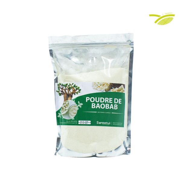Poudre de Baobab 100g – Superaliment Riche en Vitamine C et Fibres – Énergie & Immunité Poudre de Baobab 100g – Superaliment Riche en Vitamine C et Fibres – Énergie & Immunité