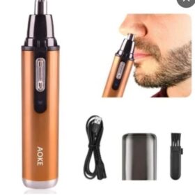 Tondeuse à poils de nez et oreilles rechargeable – Compacte & Précise pour Homme et Femme
