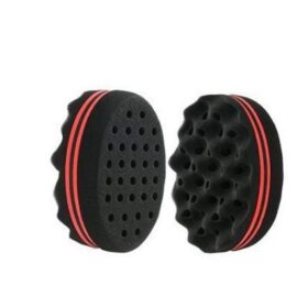 Éponge Boucle Cheveux Afro – Brosse Twist Double Face pour Boucles et Twists Définis – Image 4