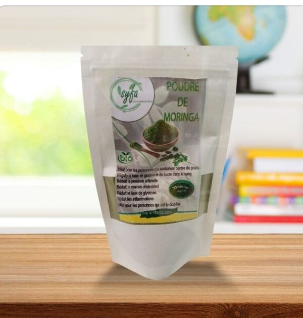 Poudre de Moringa BIO 100g – 100% Pure, Naturelle et Vegan – Superaliment Énergisant Poudre de Moringa BIO 100g – 100% Pure, Naturelle et Vegan – Superaliment Énergisant