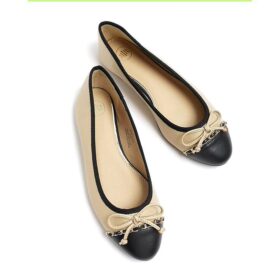 Chaussures Ballerines Femme Élégantes Noir – EU40 – Importées de Londres