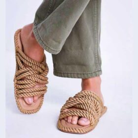 Mocassins en maille tressée – Confort et élégance – Pointure EU 37- 41 – Origine Londres
