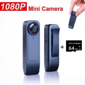 Mini Caméra Corporelle Portable Ultra HD 1080p (2025) | Vision Nocturne
