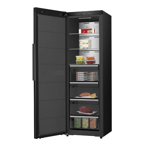 Congélateur Vertical Hisense FT5K310GSFC – 312L, 4 tiroirs, No Frost, Inverter, Connecté WiFi & FreshFit Congélateur Vertical Hisense FT5K310GSFC – 312L, 4 tiroirs, No Frost, Inverter, Connecté WiFi & FreshFit
