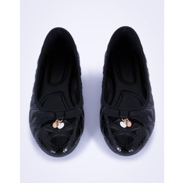 Ballerines Matelassées & Élégantes | Nœud, Breloque & Confort - Taille EU 41 Ballerines Matelassées & Élégantes | Nœud, Breloque & Confort - Taille EU 41