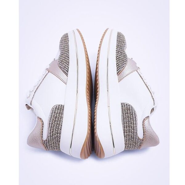Baskets Blanches à Lacets Femme | Élégance Décontractée - Taille EU 38 Baskets Blanches à Lacets Femme | Élégance Décontractée - Taille EU 38
