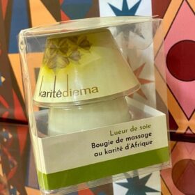 Bougie de Massage Karitédiema – Lueur de Soie, Relaxante & Apaisante (Karité & Eucalyptus) – Image 2