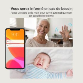 Caméra de Surveillance Intérieure Motorisée EZVIZ- CS-C6 -2K+ 4MP – Vision 360° – Image 2
