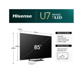 Téléviseur HISENSE 85 '' 85Q6N Smart TV QLED QUANTUM DOT 4K VIDAA – Image 4