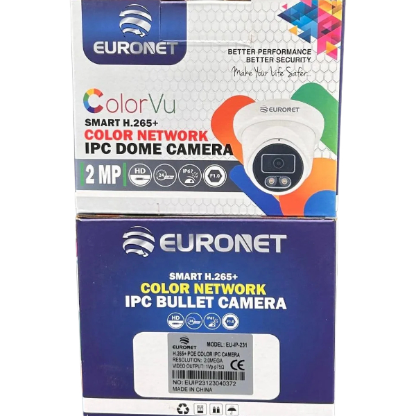 Caméra de Surveillance Euronet EU-IP-231 – Wi-Fi, HD 1080p Caméra de Surveillance Euronet EU-IP-231 – Wi-Fi, HD 1080p