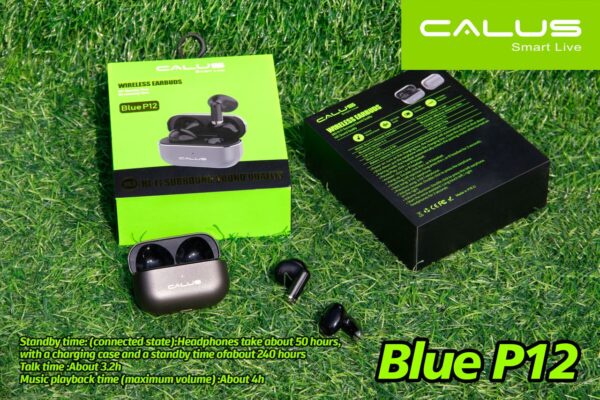Écouteurs Sans Fil Calus Blue P12 – Son Hi-Fi & Autonomie Étendue jusqu’à 240h