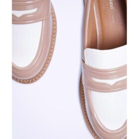 Mocassins Femme Bicolores Beige & Blanc | Style Preppy-Chic - Taille EU 39 – Image 5