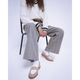 Mocassins Femme Bicolores Beige & Blanc | Style Preppy-Chic - Taille EU 39 – Image 6