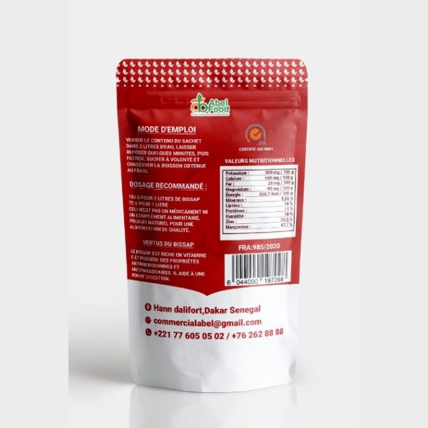 Poudre de Bissap Rouge 500g – Fleurs d’Hibiscus Séchées, Saveur Acidulée & Bienfaits Naturels Poudre de Bissap Rouge 500g – Fleurs d’Hibiscus Séchées, Saveur Acidulée & Bienfaits Naturels