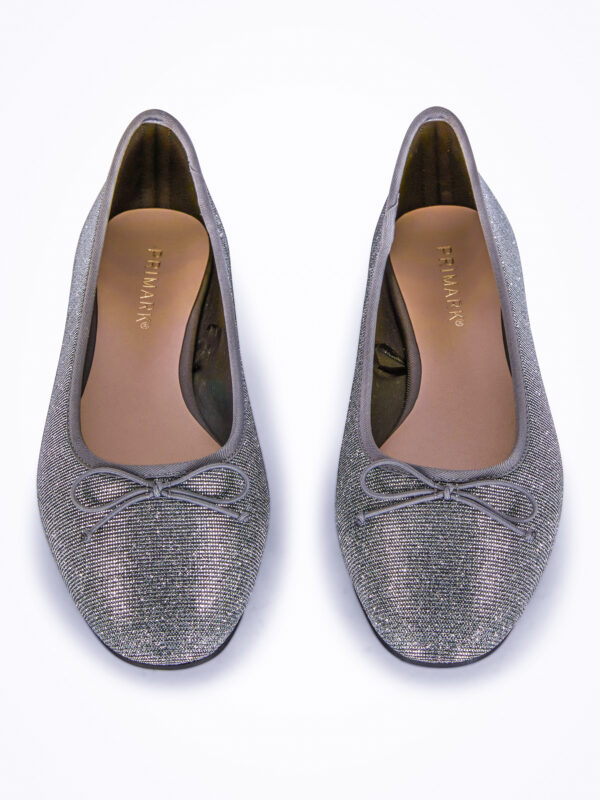 Chaussures Ballerines Scintillantes Argentées – Tailles EU 36 à 38 – Élégance Brillante Venue de Londres Chaussures Ballerines Scintillantes Argentées – Tailles EU 36 à 38 – Élégance Brillante Venue de Londres