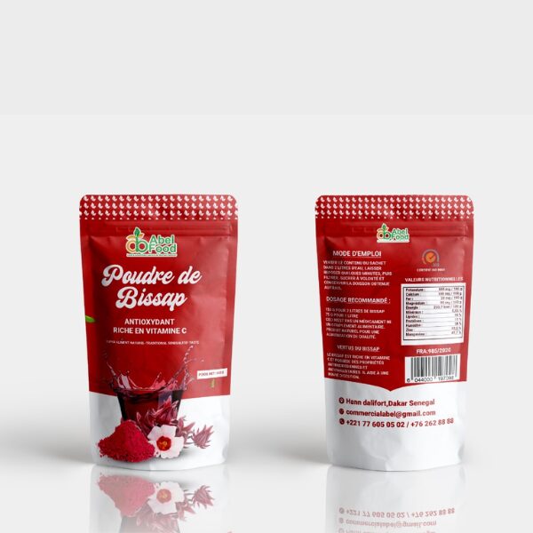 Poudre de Bissap Rouge 500g – Fleurs d’Hibiscus Séchées, Saveur Acidulée & Bienfaits Naturels Poudre de Bissap Rouge 500g – Fleurs d’Hibiscus Séchées, Saveur Acidulée & Bienfaits Naturels