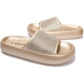 Sandales Plateformes Femme Beige | Strass Scintillants & Confort Nuageux - EU 38